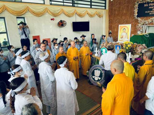 GĐPT tỉnh Bình Định: Lễ truy thăng cấp Tấn và truy niệm cố Huynh Trưởng Chúc Thái - Phan Thị Ngọc Ha
